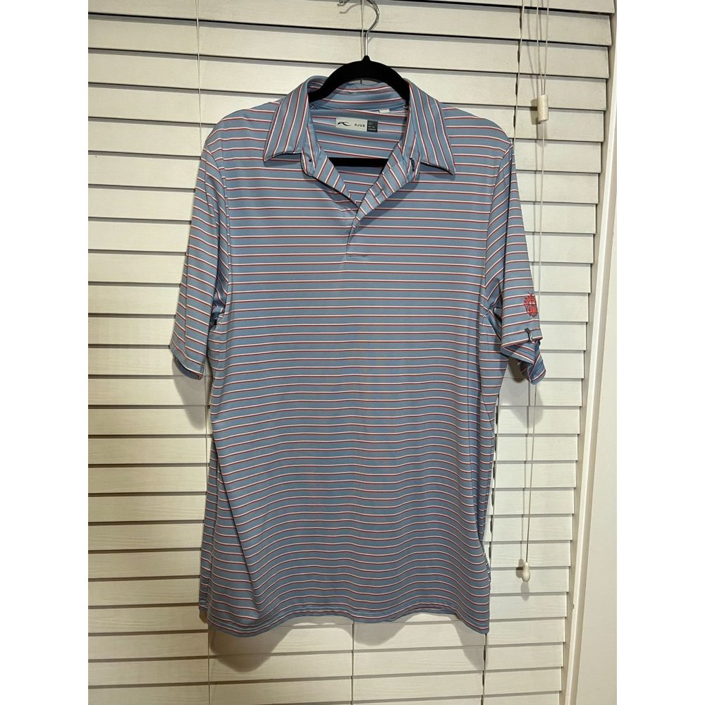 KJUS‎ Striped Polo Shirt - Size XL
